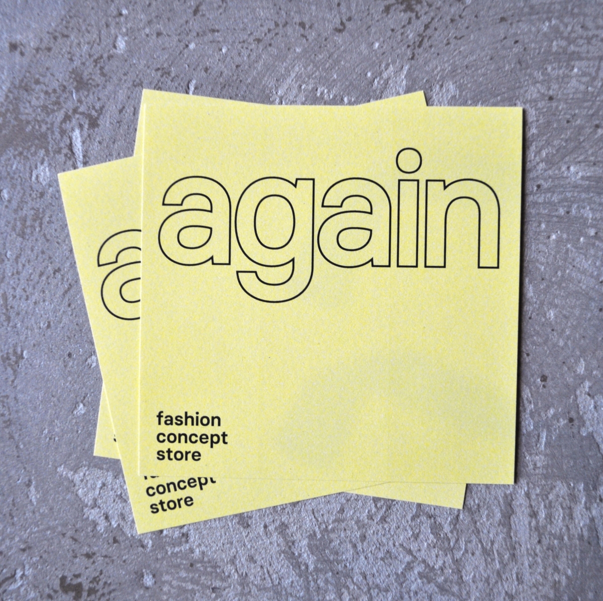 Projekt again – fashion concept store